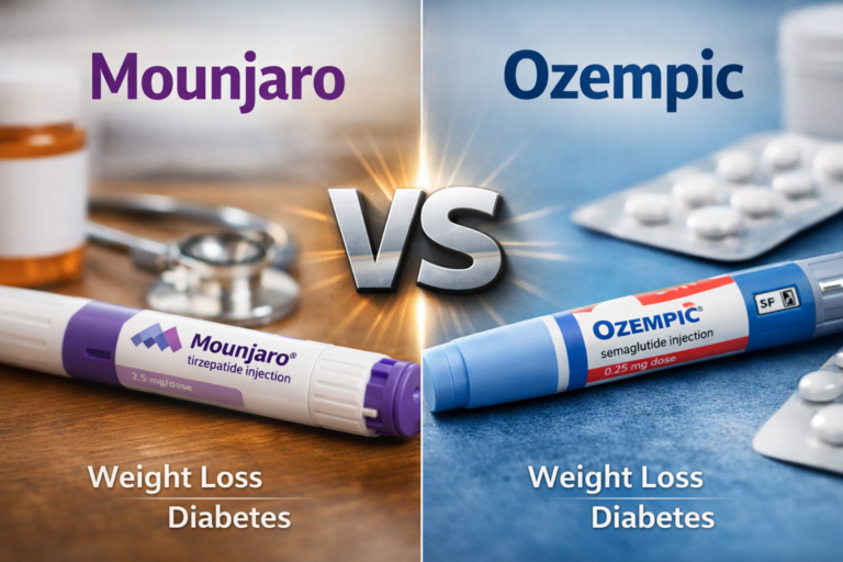 Mounjaro vs Ozempic comparison for weight loss and diabetes in Thailand